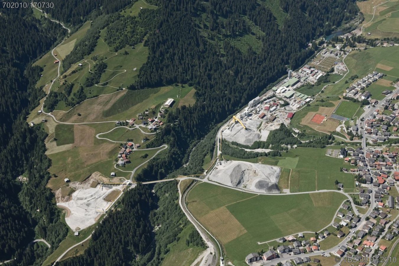 Sedrun, Camischolas, NEAT Baustelle